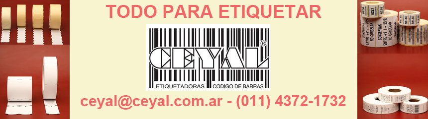 ETIQUETAS CON CODIGO DE BARRA PARA LLEVAR EL STOCK 67X25