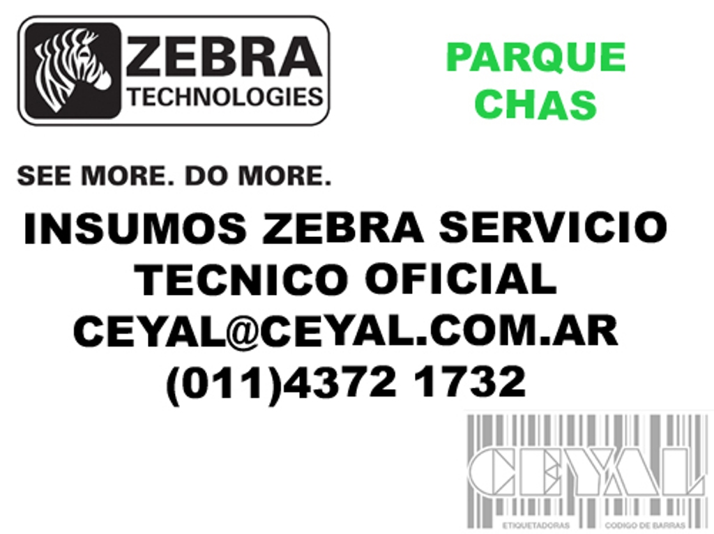 ZEBRA ZT 230 PARQUE CHAS