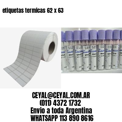 etiquetas termicas 62 x 63