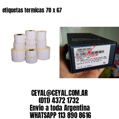 etiquetas termicas 70 x 67