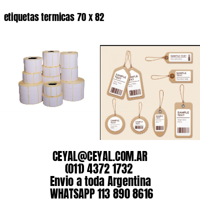 etiquetas termicas 70 x 82