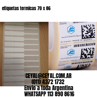 etiquetas termicas 70 x 86