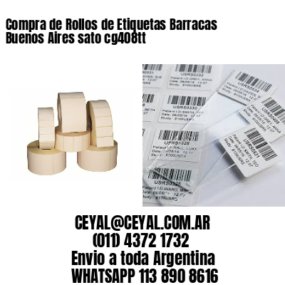 Compra de Rollos de Etiquetas Barracas  Buenos Aires sato cg408tt