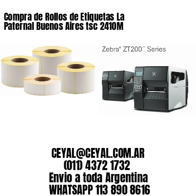 Compra de Rollos de Etiquetas La Paternal Buenos Aires tsc 2410M