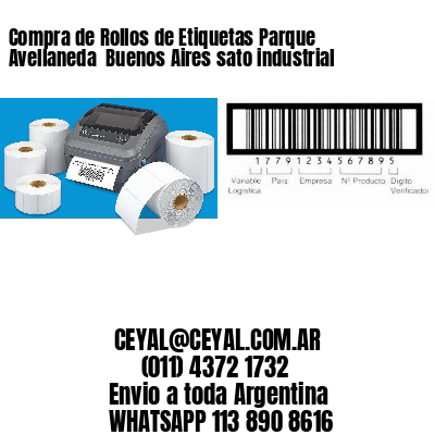 Compra de Rollos de Etiquetas Parque Avellaneda  Buenos Aires sato industrial
