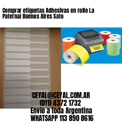 Comprar etiquetas Adhesivas en rollo La Paternal Buenos Aires Sato