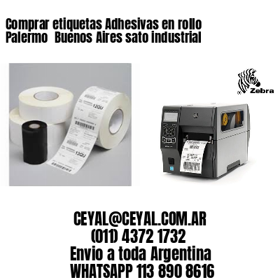 Comprar etiquetas Adhesivas en rollo Palermo  Buenos Aires sato industrial