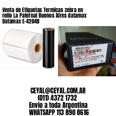 Venta de Etiquetas Termicas zebra en rollo La Paternal Buenos Aires datamax Datamax E-4204B