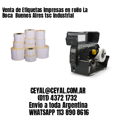 Venta de Etiquetas impresas en rollo La Boca  Buenos Aires tsc industrial