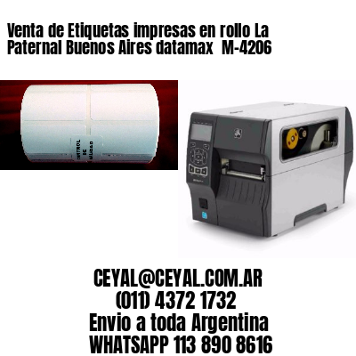 Venta de Etiquetas impresas en rollo La Paternal Buenos Aires datamax  M-4206
