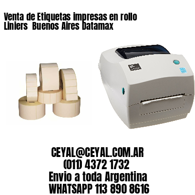 Venta de Etiquetas impresas en rollo Liniers  Buenos Aires Datamax