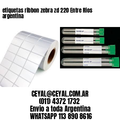 etiquetas ribbon zebra zd 220 Entre Rios argentina