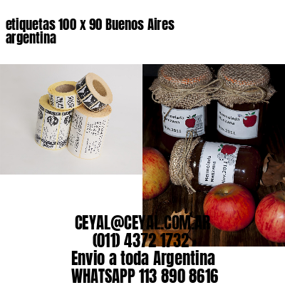 etiquetas 100 x 90 Buenos Aires argentina