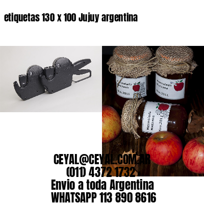 etiquetas 130 x 100 Jujuy argentina
