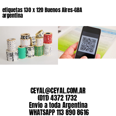 etiquetas 130 x 120 Buenos Aires-GBA argentina