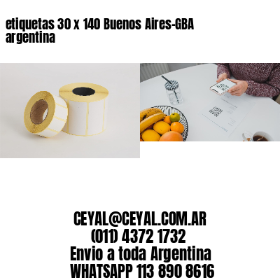 etiquetas 30 x 140 Buenos Aires-GBA argentina