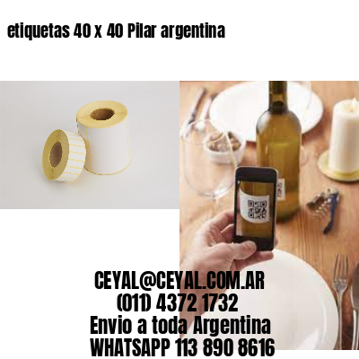 etiquetas 40 x 40 Pilar argentina