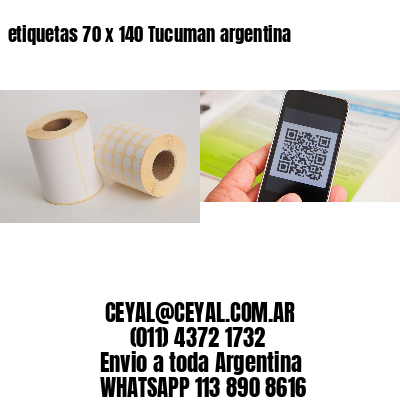 etiquetas 70 x 140 Tucuman argentina