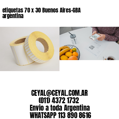 etiquetas 70 x 30 Buenos Aires-GBA argentina
