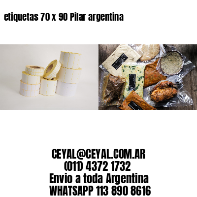 etiquetas 70 x 90 Pilar argentina