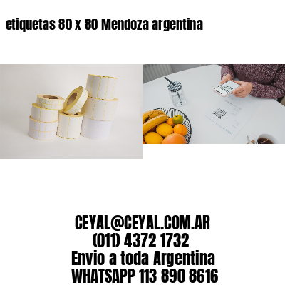 etiquetas 80 x 80 Mendoza argentina