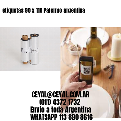 etiquetas 90 x 110 Palermo argentina