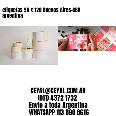 etiquetas 90 x 120 Buenos Aires-GBA argentina