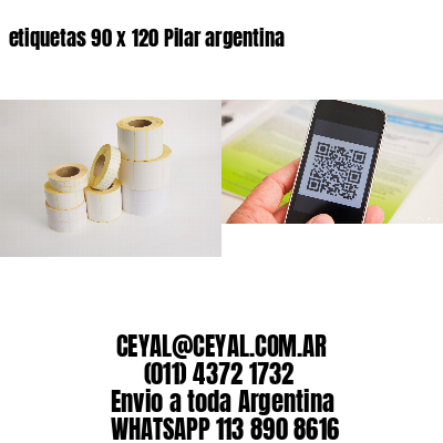 etiquetas 90 x 120 Pilar argentina