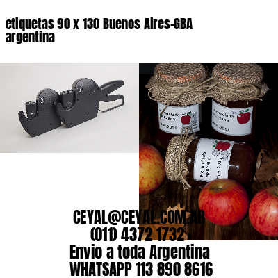 etiquetas 90 x 130 Buenos Aires-GBA argentina