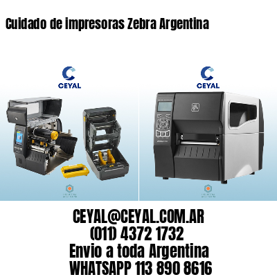 Cuidado de impresoras Zebra Argentina