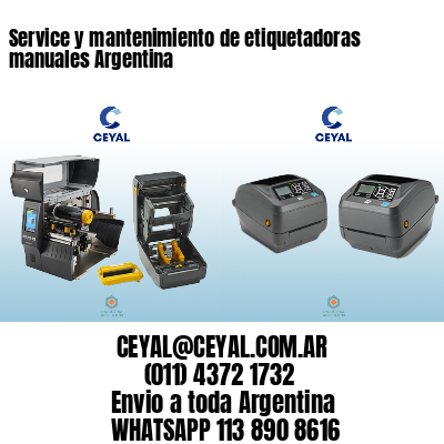 Service y mantenimiento de etiquetadoras manuales Argentina