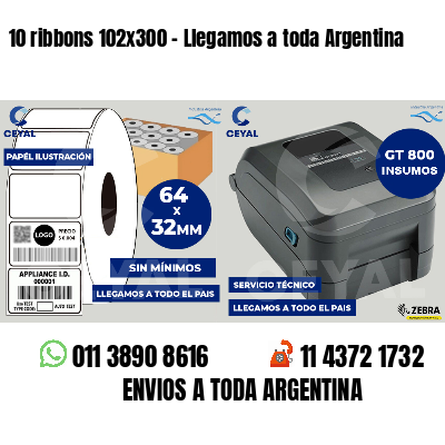 10 ribbons 102x300 - Llegamos a toda Argentina