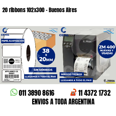 20 ribbons 102x300 - Buenos Aires