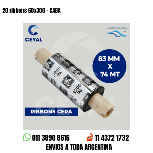 20 ribbons 60×300 – CABA