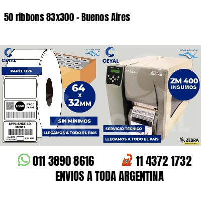 50 ribbons 83x300 - Buenos Aires