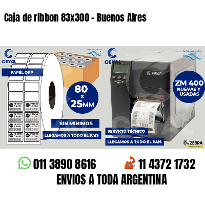 Caja de ribbon 83x300 - Buenos Aires