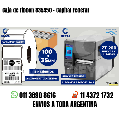 Caja de ribbon 83x450 - Capital Federal