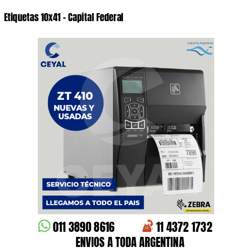 Etiquetas 10×41 – Capital Federal
