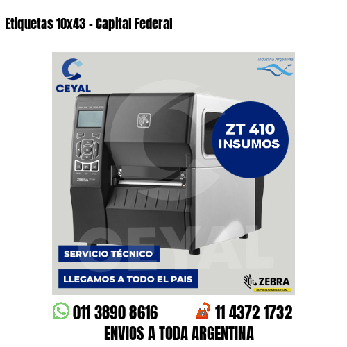 Etiquetas 10×43 – Capital Federal