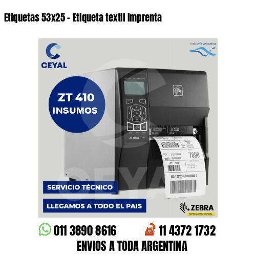 Etiquetas 53×25 – Etiqueta textil imprenta