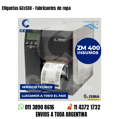 Etiquetas 63×130 – Fabricantes de ropa