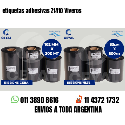 etiquetas adhesivas Zt410 Viveros
