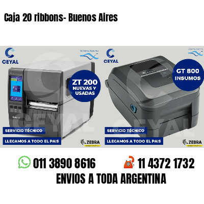 Caja 20 ribbons- Buenos Aires