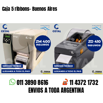 Caja 5 ribbons- Buenos Aires