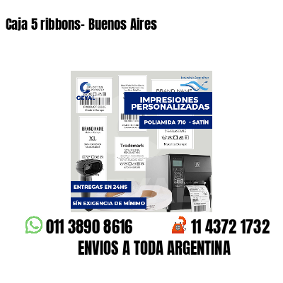 Caja 5 ribbons- Buenos Aires