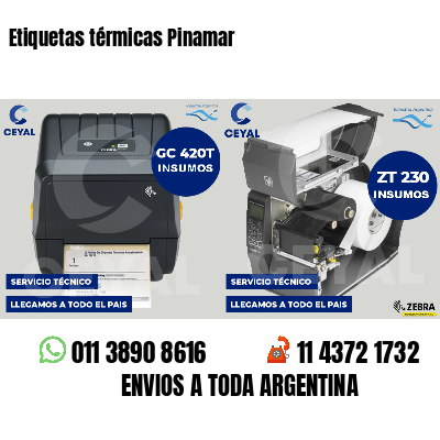 Etiquetas térmicas Pinamar