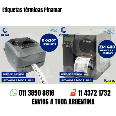 Etiquetas térmicas Pinamar
