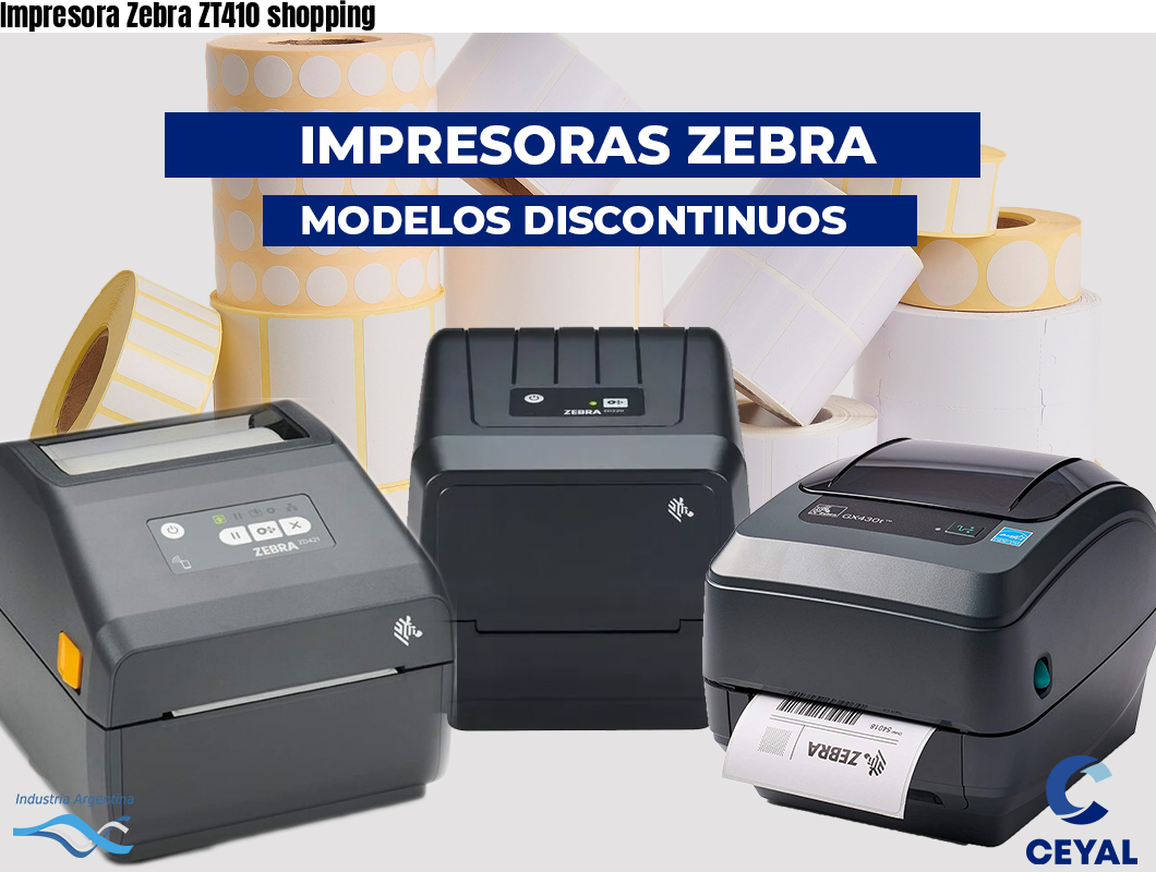 Impresora Zebra ZT410 shopping
