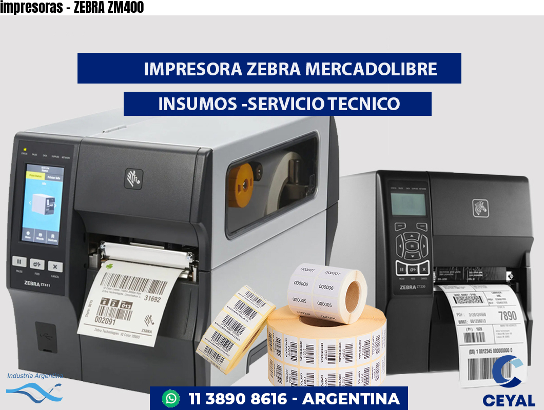 impresoras - ZEBRA ZM400