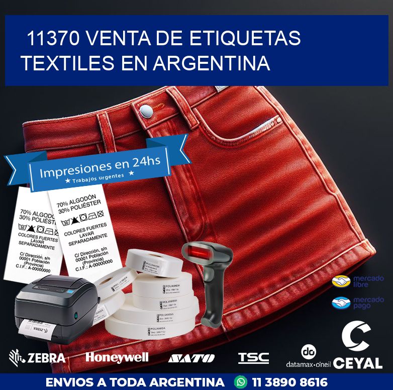 11370 VENTA DE ETIQUETAS TEXTILES EN ARGENTINA